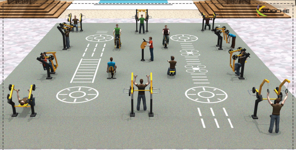 outdoor fitness equipment image 2