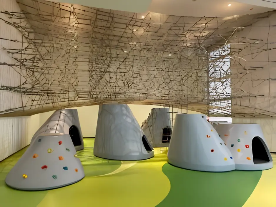 Crab walk playground equipment for children’s balance and coordination play