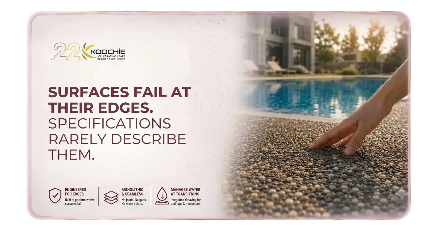 SURFACES FAIL AT THEIR EDGES. SPECIFICATIONS RARELY DESCRIBE THEM