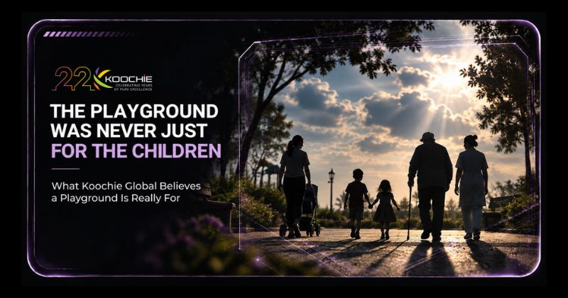 Community playground in India bringing children, parents and families together | Koochie Global